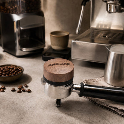 Adjustable Espresso Distribution Tool – Walnut – 51/54/58mm