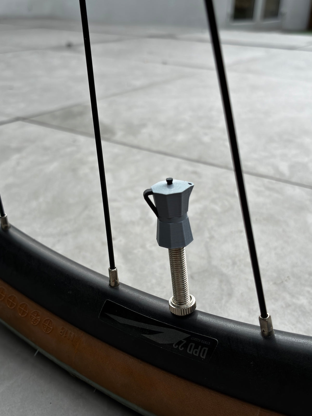 Moka Pot Bike Valve Caps - Set of 2