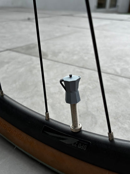 Moka Pot Bike Valve Caps - Set of 2