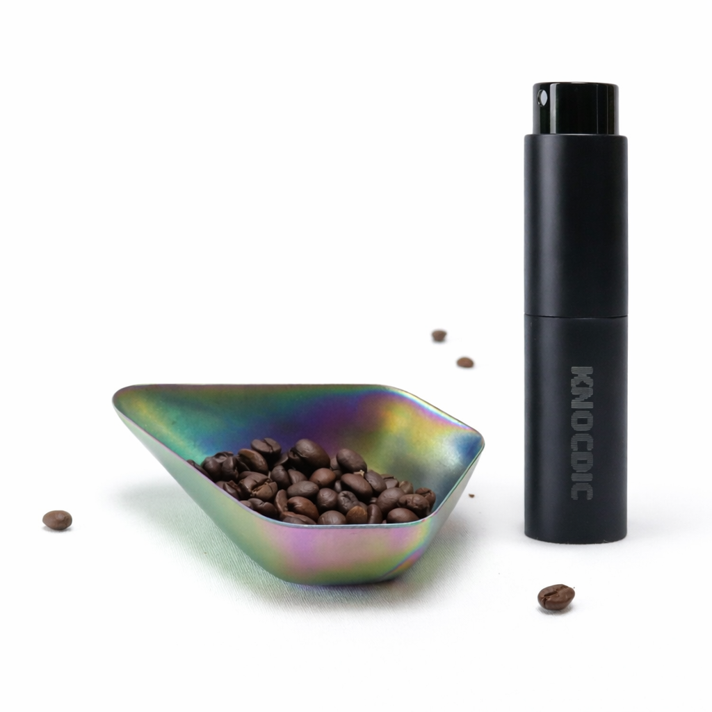 Coffee Bean Dosing Bowl & Spray Bottle Set