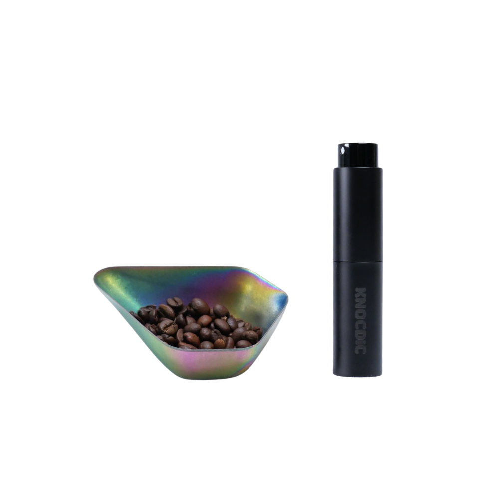 Coffee Bean Dosing Bowl & Spray Bottle Set