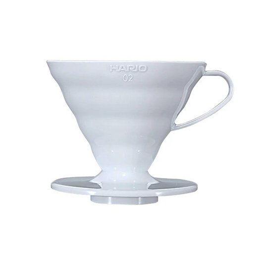 V60 Coffee Dripper Plastic Size 02 (White)