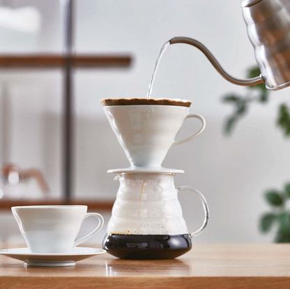 V60 Coffee Dripper Plastic Size 02 (White)