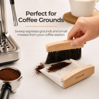 Coffee Counter Cleaning Brush & Dustpan Set