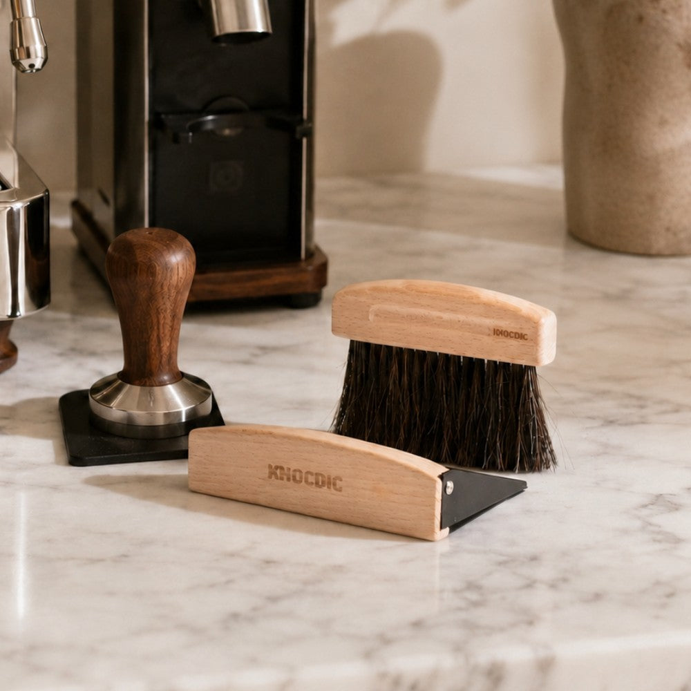 Coffee Counter Cleaning Brush & Dustpan Set