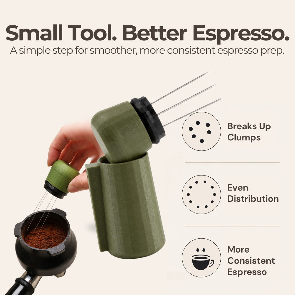 Espresso WDT Coffee Distribution Tool with Magnetic Holder
