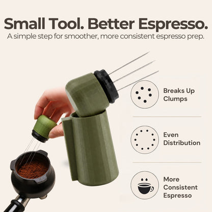 Espresso WDT Coffee Distribution Tool with Magnetic Holder