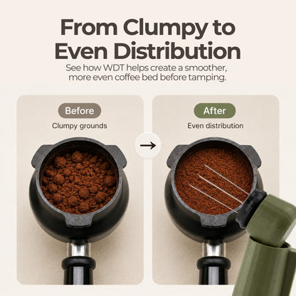 Espresso WDT Coffee Distribution Tool with Magnetic Holder